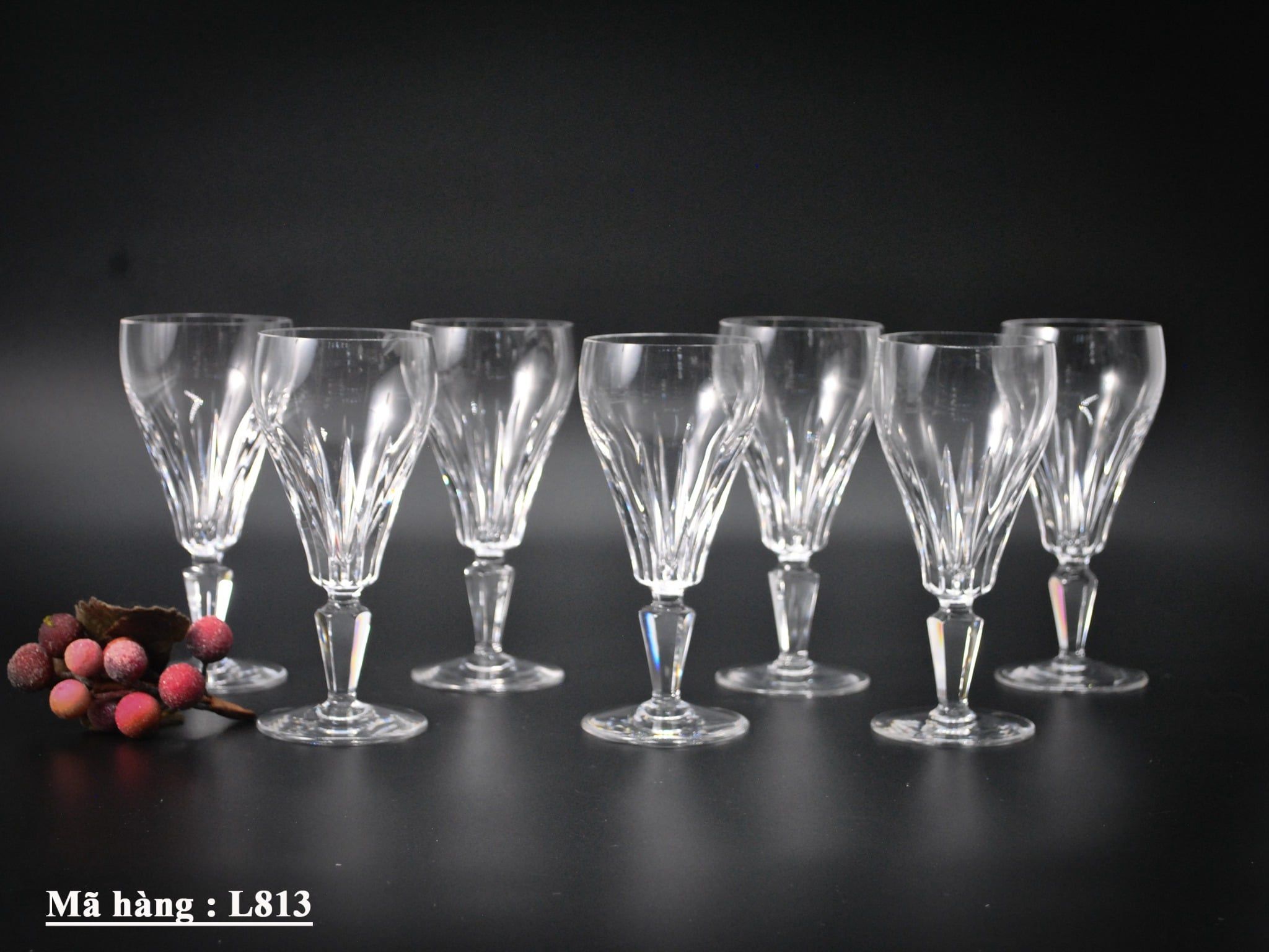 Bộ 7 ly pha lê cổ điển sang trọng  ( L813 )