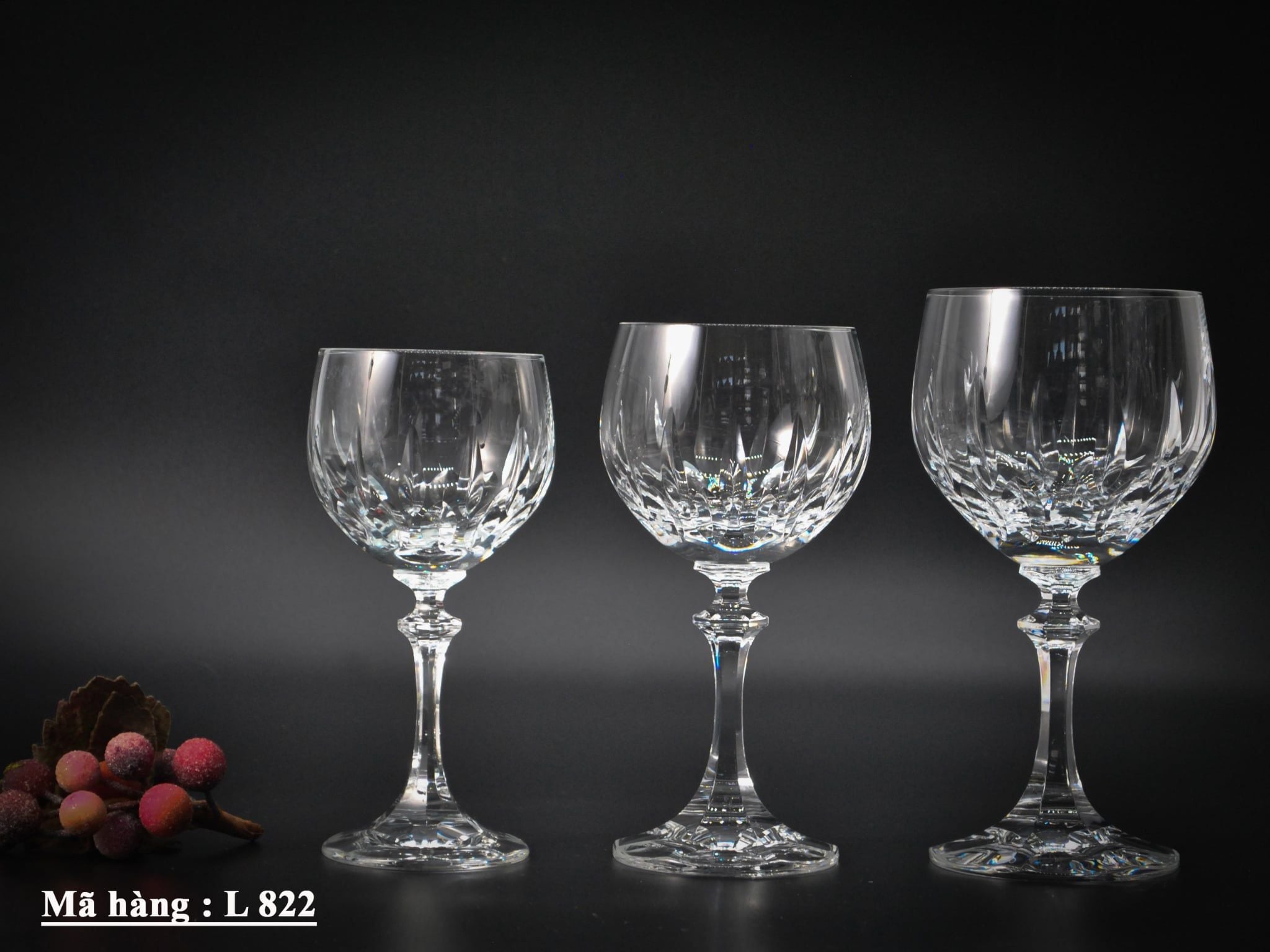 BỘ 3 LY PHA LÊ CAO CẤP – L 822