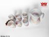 Bộ bình và 6 ly tuyệt đẹp. Mỗi món được làm từ thủy tinh nhám có hoạ tiết độc đáo riêng.Hàng sưu tầm từ Mỹ.