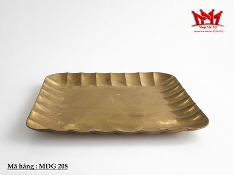  KHAY ĐỒNG NGUYÊN KHỐI – VẺ ĐẸP CỔ ĐIỂN  (MĐG 208) 