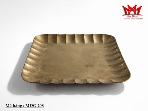 KHAY ĐỒNG NGUYÊN KHỐI – VẺ ĐẸP CỔ ĐIỂN  (MĐG 208) 