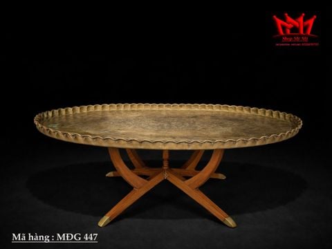  MÂM ĐỒNG CHÂN GỖ NGHỆ THUẬT – ĐIỂM NHẤN HOÀNG GIA CHO KHÔNG GIAN SỐNG 