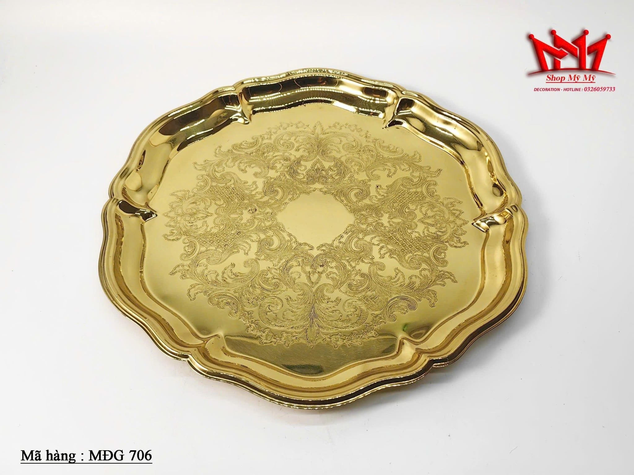 Khay Đồng Nghệ Thuật – Vẻ Đẹp Sang Trọng