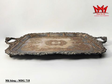  Chiếc khay mạ bạc phong cách Châu Âu cổ điển 