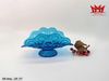Chân bồng thủy tinh xanh nghệ thuật (QB 107)