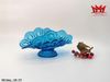 Chân bồng thủy tinh xanh nghệ thuật (QB 107)
