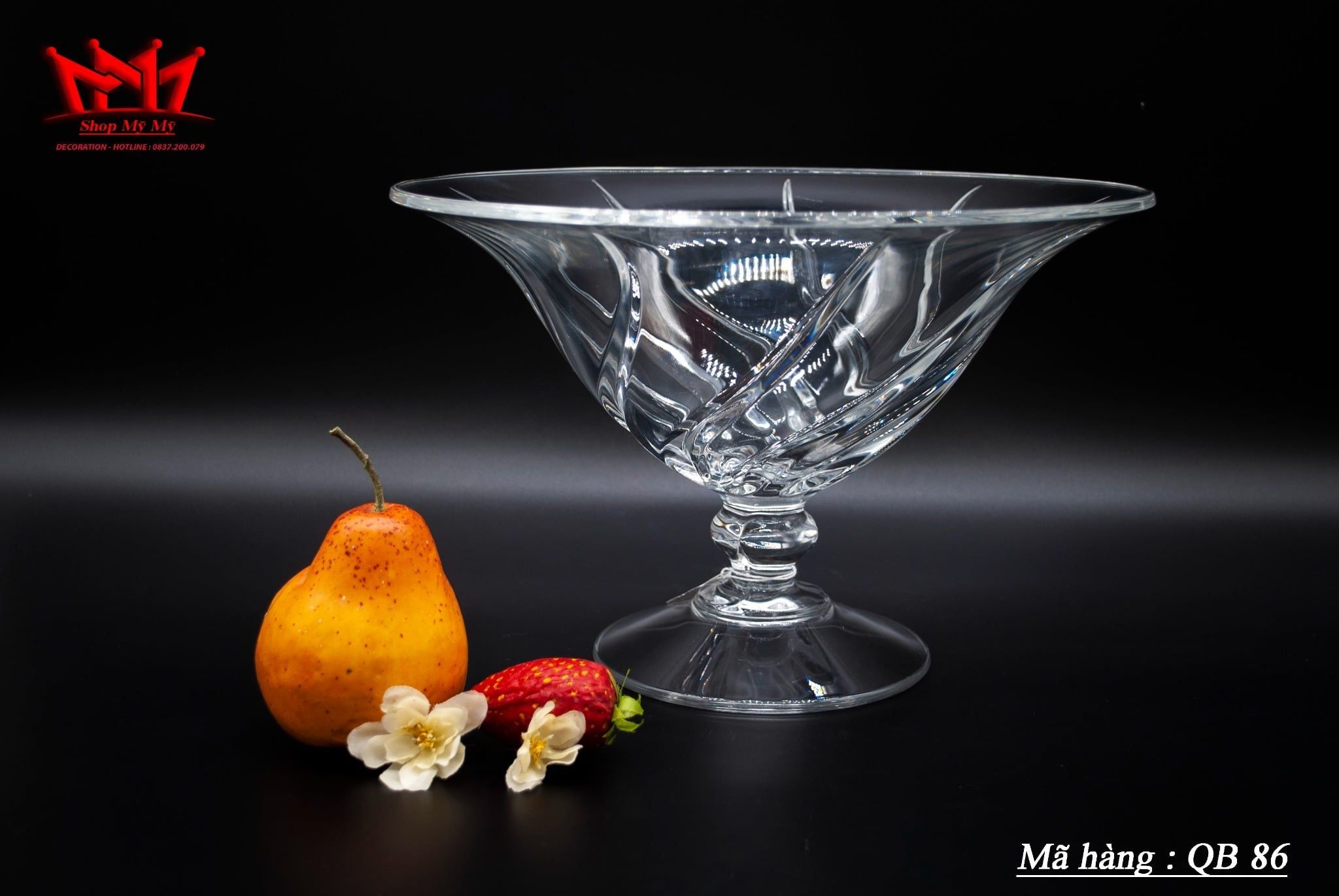 Chân bồng pha lê nghệ thuật MIKASA (QB 86)