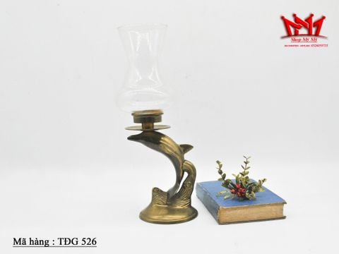  Chân nến đèn hình cá heo 