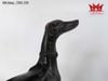 Tượng điêu khắc chó Greyhound Whippet bằng đồng cổ điển của Pháp.