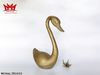 Tượng thiên nga lớn được làm bằng đồng .