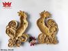 CẶP GÀ CHỌI TRANG TRÍ TƯỜNG – VẺ ĐẸP CỔ ĐIỂN TỪ SEXTON HOA KỲ