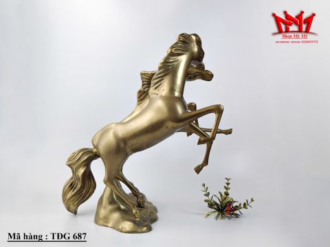  Cặp đôi ngựa được làm bằng đồng nghệ thuật, hàng sưu tầm Châu Âu 