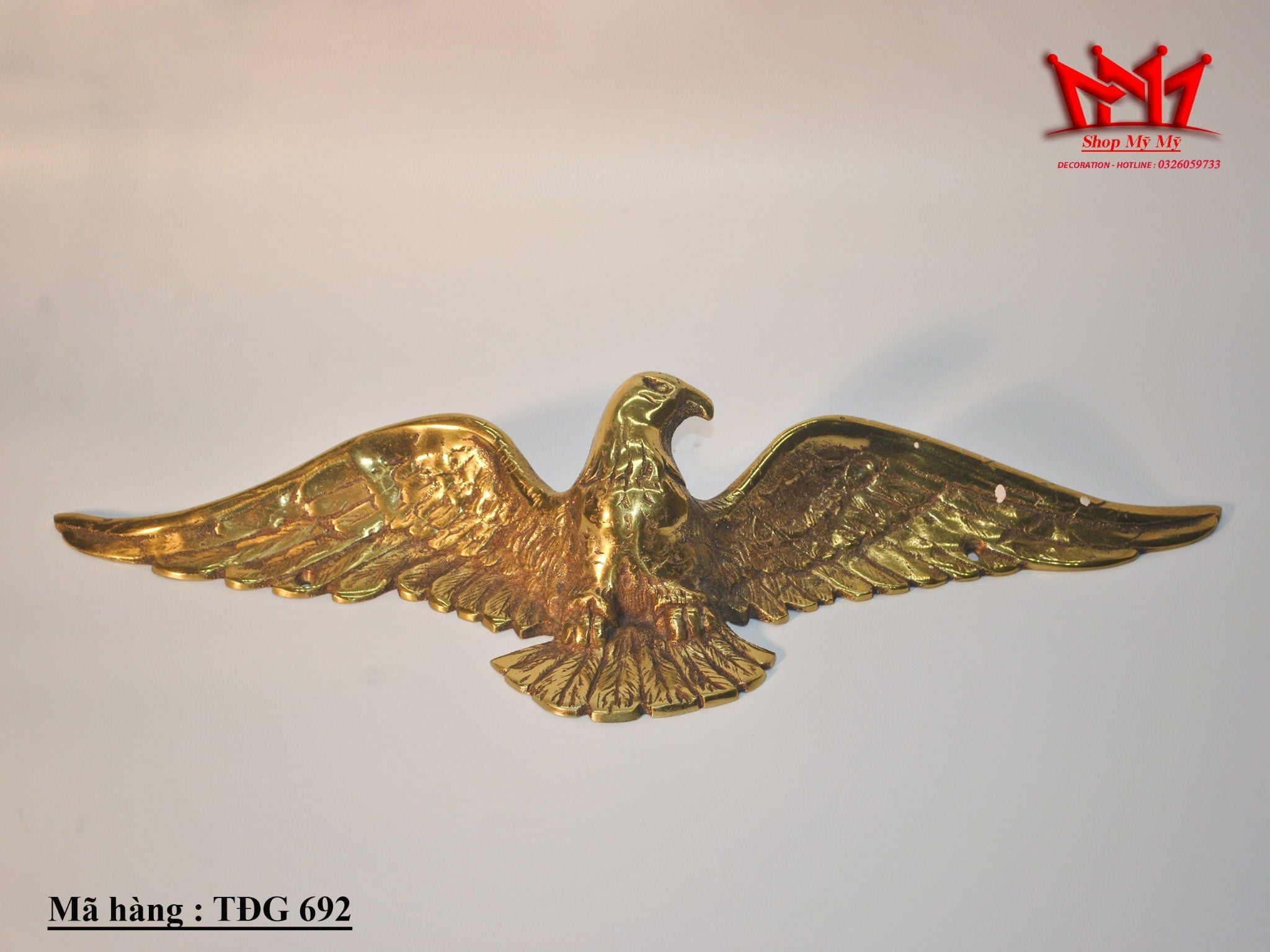 Tượng đại bàng trag trí gắn tường