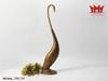 Tượng Decor Chim Thiên Nga Cổ Dài Bằng Đồng Thau