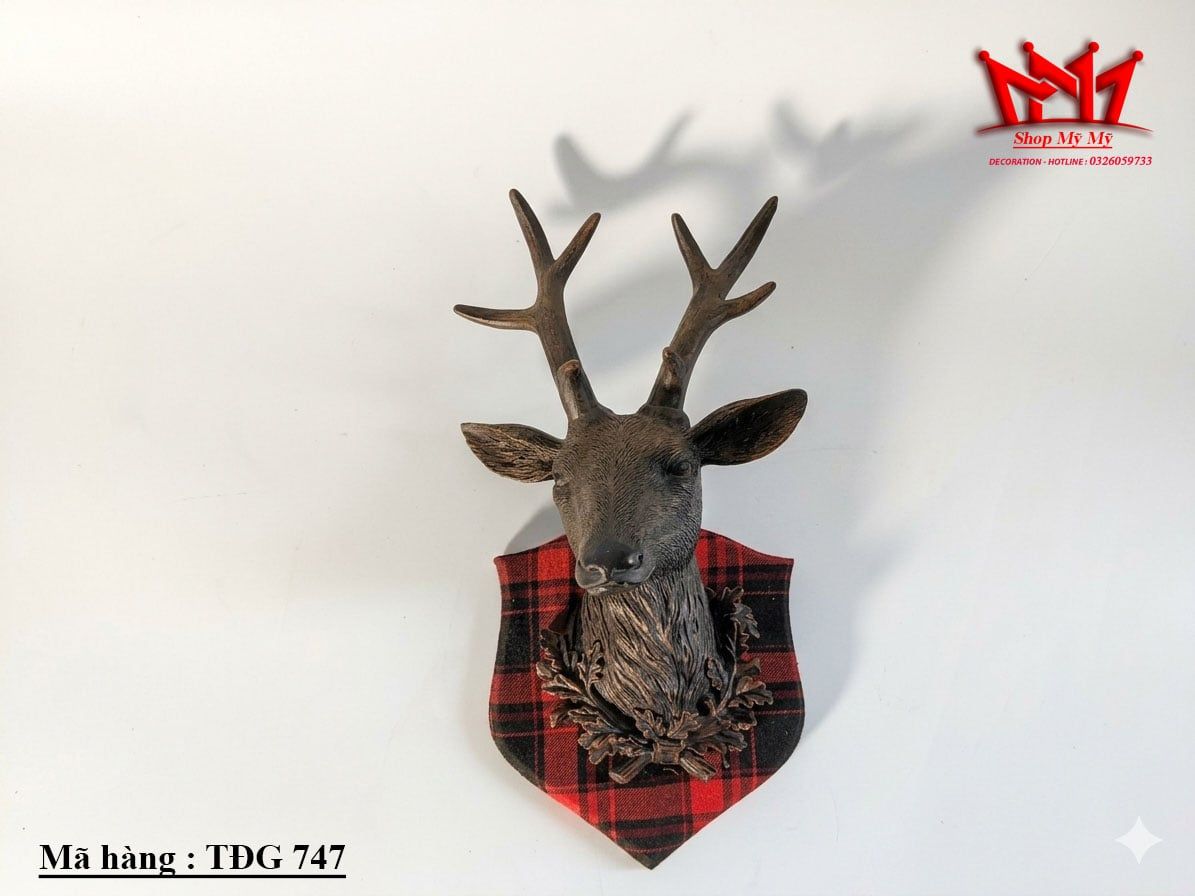 ĐẦU HƯƠU TREO TƯỜNG DECOR –