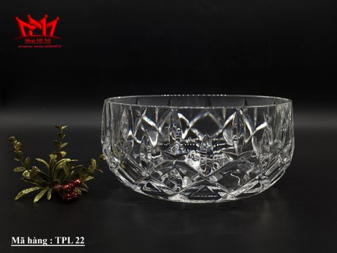  Tô pha lê tròn to cũng như rất dày từ thương hiệu GORHAM 