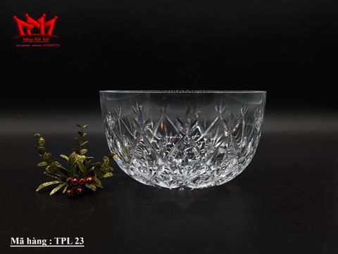  Tô pha lê khắc hoạ tiết cao cấp – Mã T23 