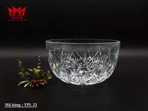  Tô pha lê khắc hoạ tiết cao cấp – Mã T23 