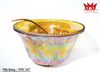 Indiana Carnival Glass Marigold óng ánh Punch bowl Bộ hoàn chỉnh 12 cốc có họa tiết nho