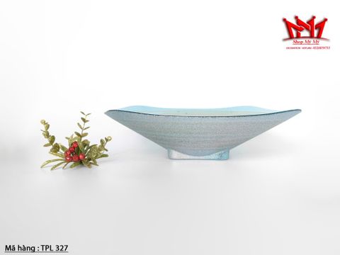  Đĩa trang trí thủy tinh cao cấp – Mã TPL 327 