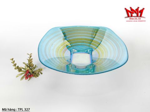  Đĩa trang trí thủy tinh cao cấp – Mã TPL 327 