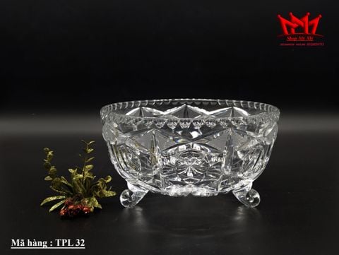  Tô thố pha lê có 3 chân  ( T32 ) 