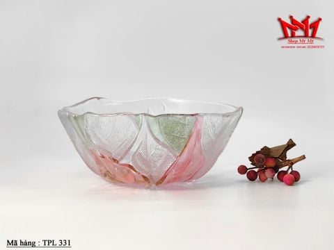  Bát Thủy Tinh Nghệ Thuật Cao Cấp TPL 331 – Vũ Điệu Lá Mùa Thu 