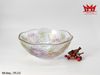 Bát Thủy Tinh Nghệ Thuật Cao Cấp TPL 332 – Họa Tiết Hoa Phù Dung Đa Sắc