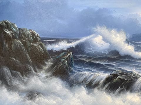  BẢN HÙNG CA CỦA ĐẠI DƯƠNG – TRANH SƠN DẦU 