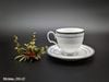 Bộ 4 Tách Đĩa Trà Noritake Hampshire Platinum Sang Trọng