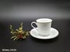 Bộ 12 Tách Đĩa Sứ Viền Vàng Cổ Điển R.H.Macy & Co. Inc Fine Porcelain