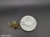 Bộ 12 Tách Đĩa Sứ Viền Vàng Cổ Điển R.H.Macy & Co. Inc Fine Porcelain