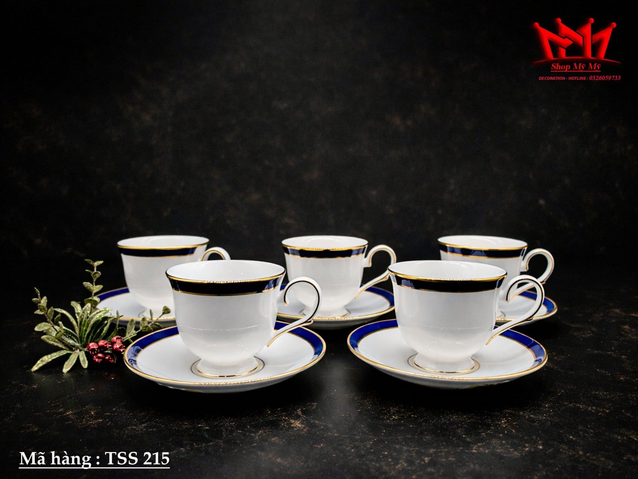 BỘ 10 SET TÁCH TRÀ SỨ CAO CẤP LENOX (MỸ)