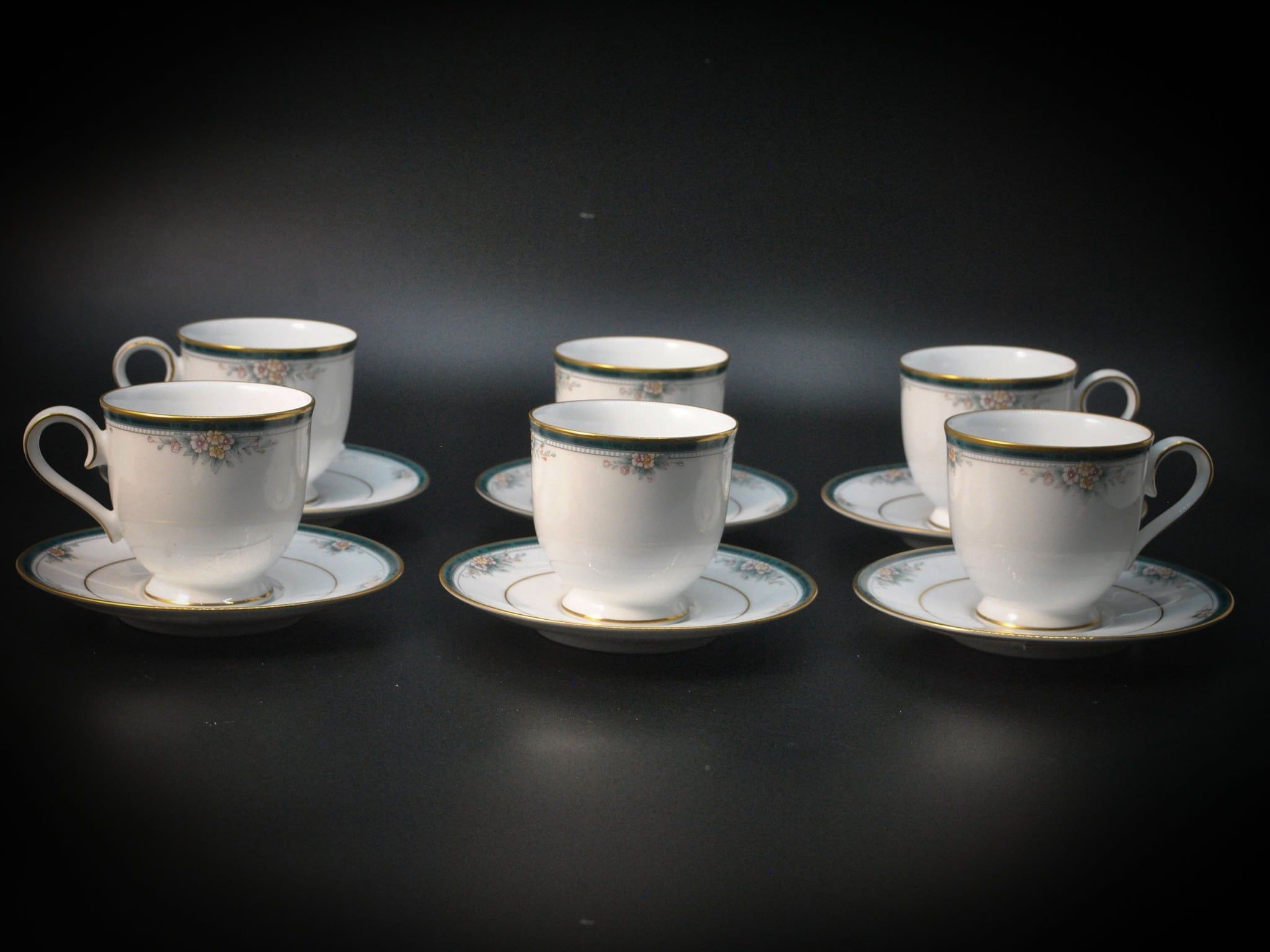 Bộ 6 tách sứ Noritake Nhật Bản