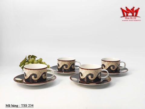  Bộ tách sứ hoa văn sóng (TSS 234) 