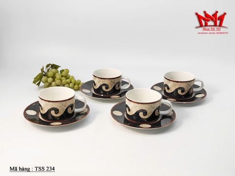  Bộ tách sứ hoa văn sóng (TSS 234) 