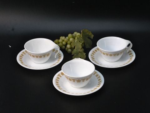  Bộ 12 tách thủy tinh Corelle – Mỹ 