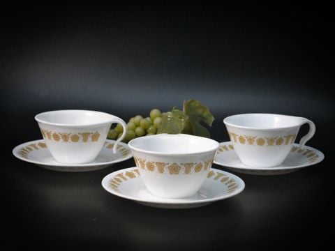  Bộ 12 tách thủy tinh Corelle – Mỹ 