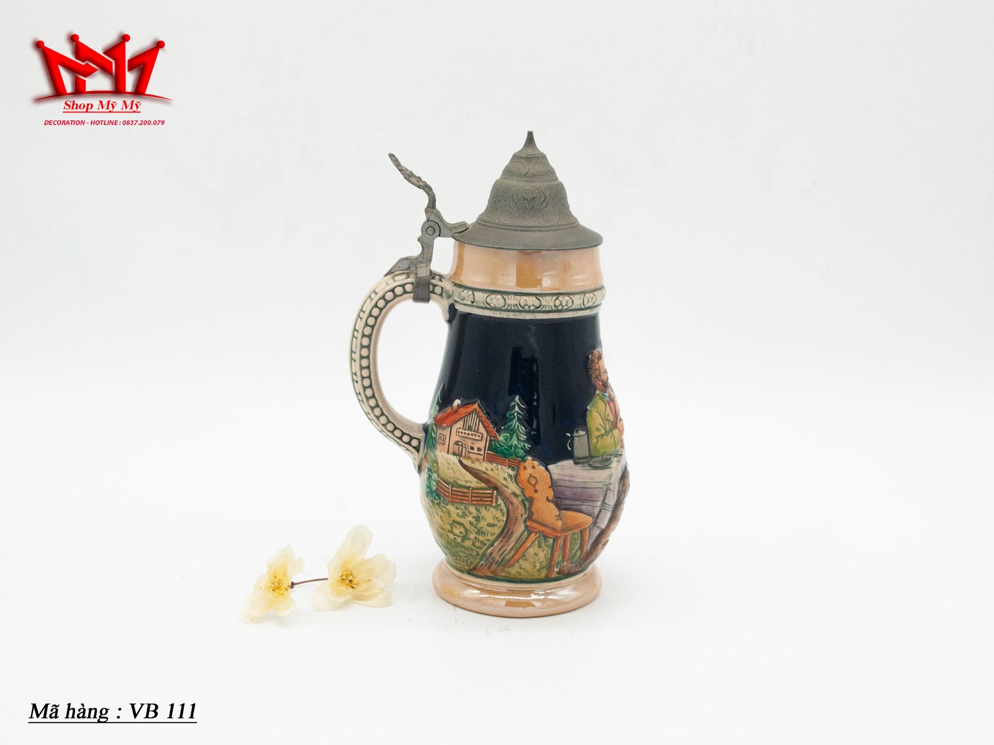 Bình bia sành sứ VB 111
