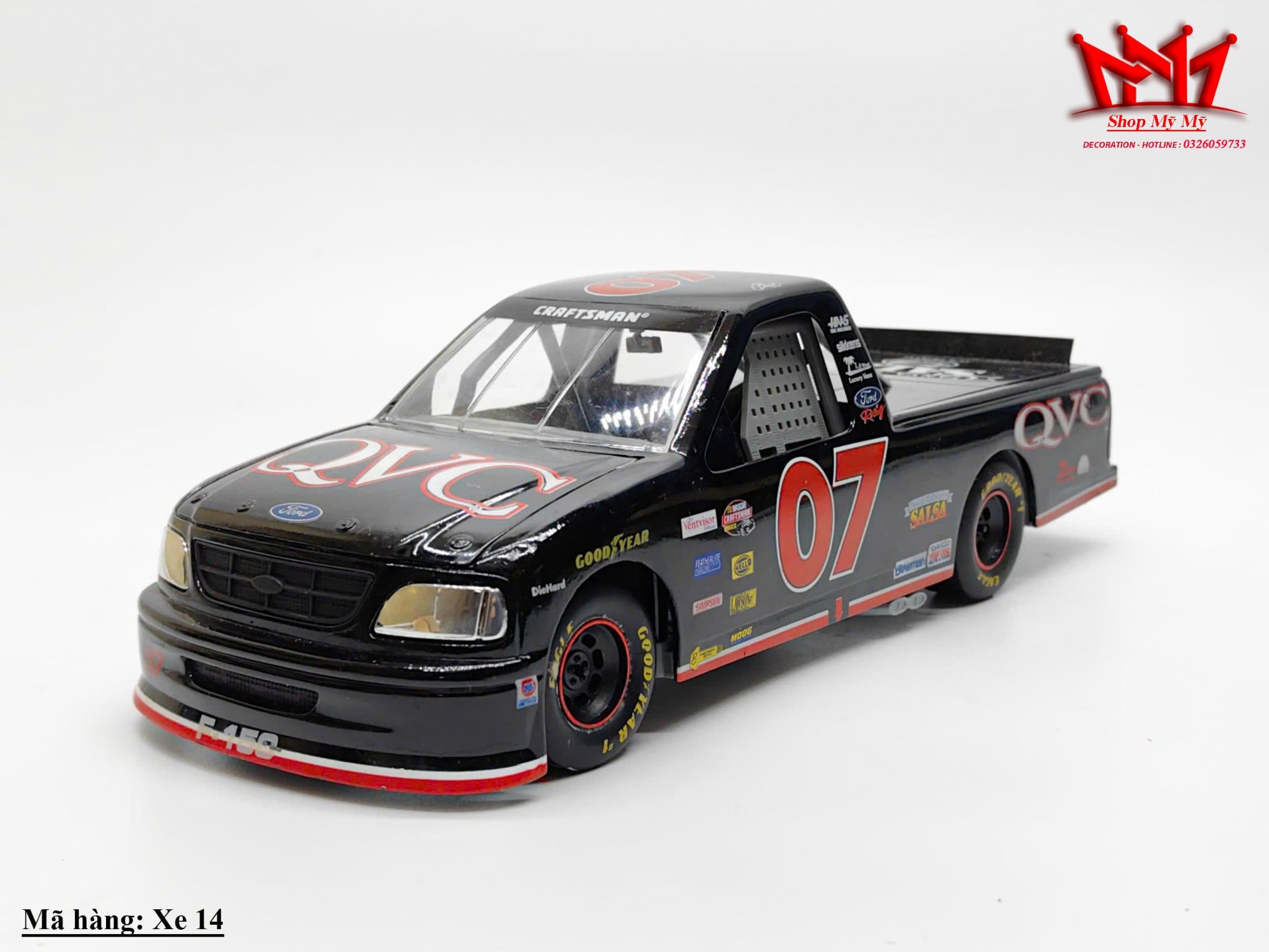 Mô Hình Xe Đua Bán Tải Ford F-150 NASCAR bằng sắt