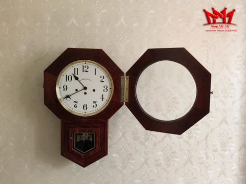  Đồng hồ treo tường New England Clock Co. lên dây 3 lỗ nhạc hay. 