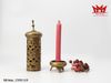 Đế đốt hương nến bằng đồng thau cổ điển phong cách Ấn Độ Ả Rập