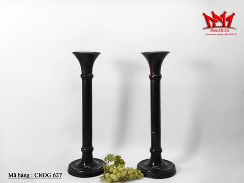  Bộ chân nến bằng cổ Ấn Độ đế dày 