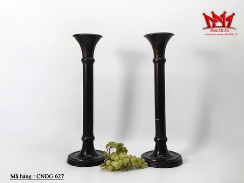  Bộ chân nến bằng cổ Ấn Độ đế dày 