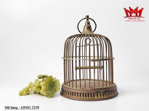  Lồng chim treo bằng đồng cổ điển. 