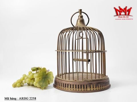  Lồng chim treo bằng đồng cổ điển. 