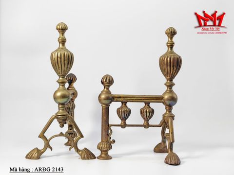  Bộ chân kê lò sưởi bằng đồng cổ điển 