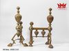 Bộ chân kê lò sưởi bằng đồng cổ điển