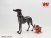 tượng chó săn Greyhound bằng đồng.