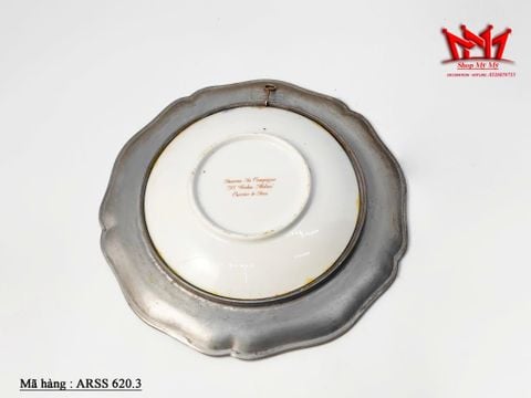  Đĩa trang trí hình ảnh mùa đông vùng quê tuyết phủ của Anh 